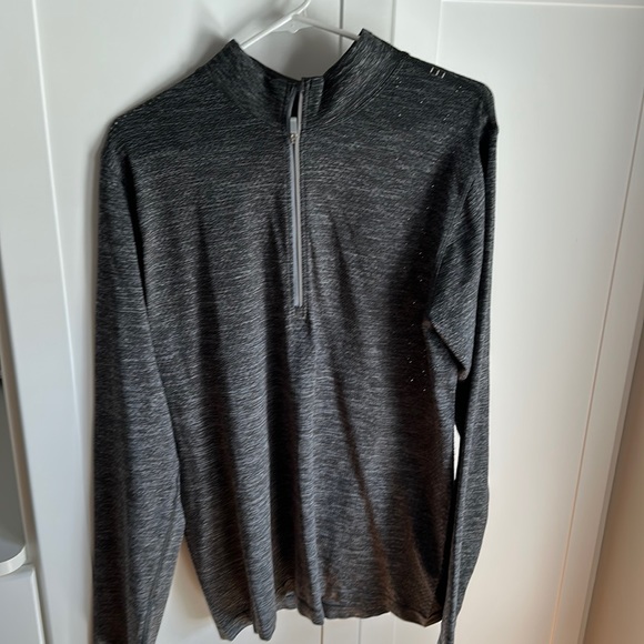 Lululemon Metal Vent Tech Mid Weight Half Zip Grey/Graphite Grey Size Large - Picture 1 of 7